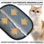 Pet Hair Remover Glove for Cats & Dogs | Reusable Electrostatic Fur Cleaner